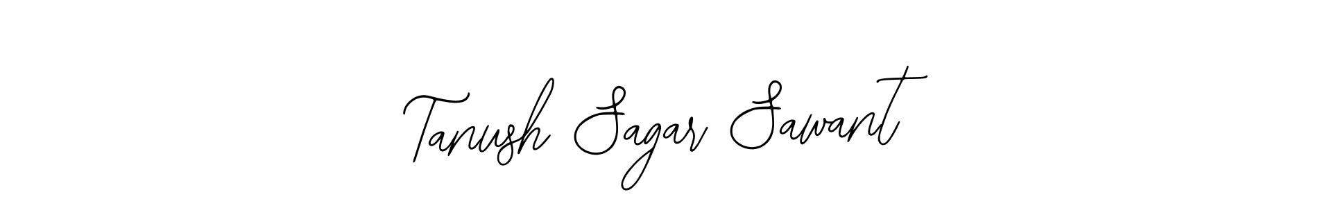 How to make Tanush Sagar Sawant name signature. Use Bearetta-2O07w style for creating short signs online. This is the latest handwritten sign. Tanush Sagar Sawant signature style 12 images and pictures png