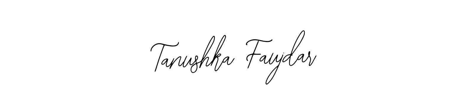 Make a beautiful signature design for name Tanushka Faujdar. Use this online signature maker to create a handwritten signature for free. Tanushka Faujdar signature style 12 images and pictures png