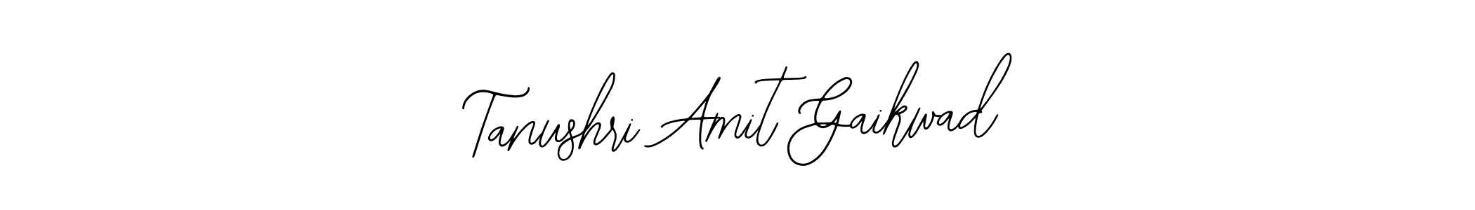 Bearetta-2O07w is a professional signature style that is perfect for those who want to add a touch of class to their signature. It is also a great choice for those who want to make their signature more unique. Get Tanushri Amit Gaikwad name to fancy signature for free. Tanushri Amit Gaikwad signature style 12 images and pictures png