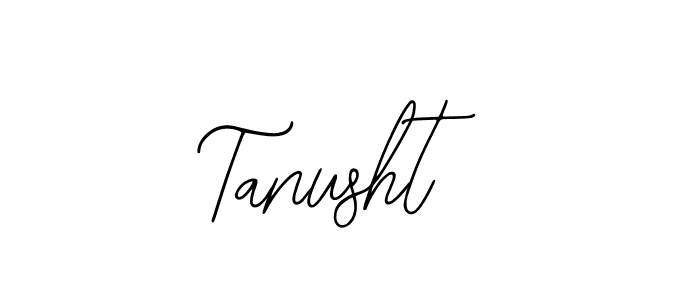Use a signature maker to create a handwritten signature online. With this signature software, you can design (Bearetta-2O07w) your own signature for name Tanusht. Tanusht signature style 12 images and pictures png