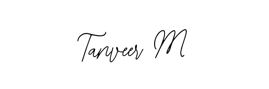 It looks lik you need a new signature style for name Tanveer M. Design unique handwritten (Bearetta-2O07w) signature with our free signature maker in just a few clicks. Tanveer M signature style 12 images and pictures png