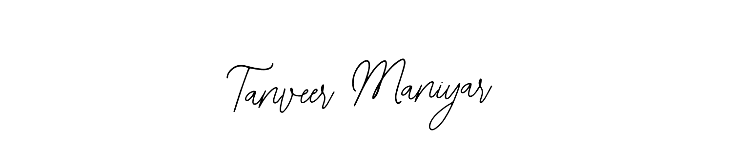 This is the best signature style for the Tanveer Maniyar name. Also you like these signature font (Bearetta-2O07w). Mix name signature. Tanveer Maniyar signature style 12 images and pictures png