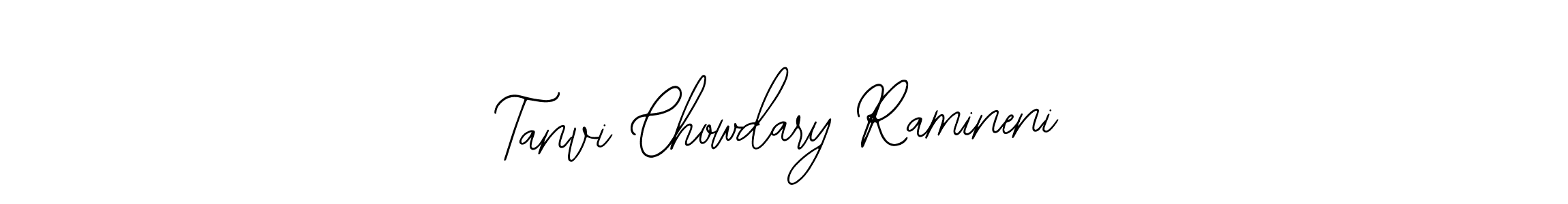 if you are searching for the best signature style for your name Tanvi Chowdary Ramineni. so please give up your signature search. here we have designed multiple signature styles  using Bearetta-2O07w. Tanvi Chowdary Ramineni signature style 12 images and pictures png