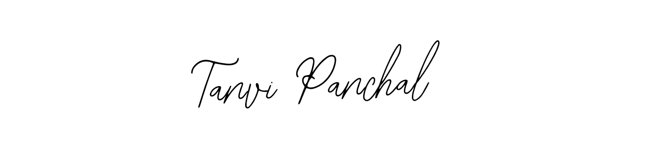 You should practise on your own different ways (Bearetta-2O07w) to write your name (Tanvi Panchal) in signature. don't let someone else do it for you. Tanvi Panchal signature style 12 images and pictures png