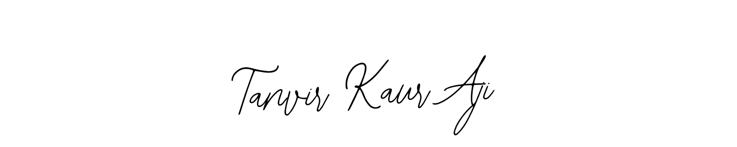 Use a signature maker to create a handwritten signature online. With this signature software, you can design (Bearetta-2O07w) your own signature for name Tanvir Kaur Aji. Tanvir Kaur Aji signature style 12 images and pictures png