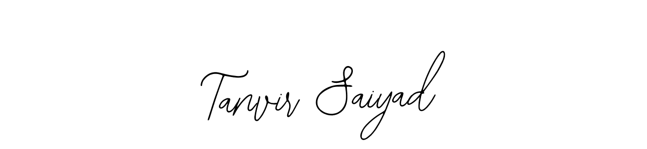 Bearetta-2O07w is a professional signature style that is perfect for those who want to add a touch of class to their signature. It is also a great choice for those who want to make their signature more unique. Get Tanvir Saiyad name to fancy signature for free. Tanvir Saiyad signature style 12 images and pictures png