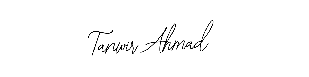 Make a beautiful signature design for name Tanwir Ahmad. With this signature (Bearetta-2O07w) style, you can create a handwritten signature for free. Tanwir Ahmad signature style 12 images and pictures png