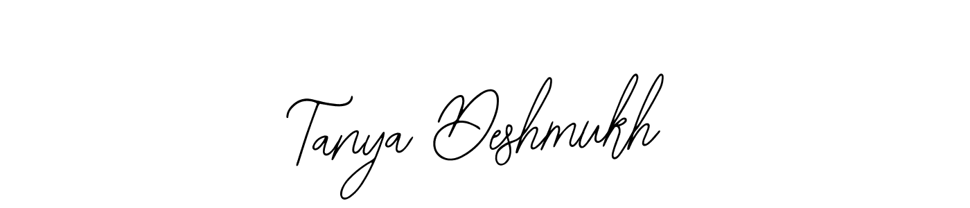 Make a beautiful signature design for name Tanya Deshmukh. Use this online signature maker to create a handwritten signature for free. Tanya Deshmukh signature style 12 images and pictures png