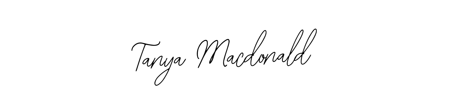 Bearetta-2O07w is a professional signature style that is perfect for those who want to add a touch of class to their signature. It is also a great choice for those who want to make their signature more unique. Get Tanya Macdonald name to fancy signature for free. Tanya Macdonald signature style 12 images and pictures png
