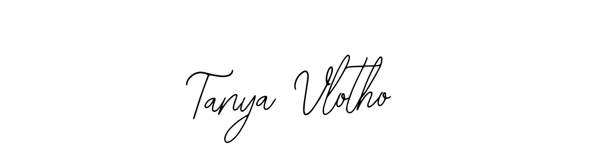 Also You can easily find your signature by using the search form. We will create Tanya Vlotho name handwritten signature images for you free of cost using Bearetta-2O07w sign style. Tanya Vlotho signature style 12 images and pictures png