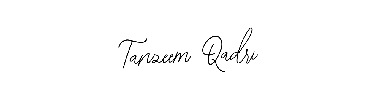 How to make Tanzeem Qadri name signature. Use Bearetta-2O07w style for creating short signs online. This is the latest handwritten sign. Tanzeem Qadri signature style 12 images and pictures png