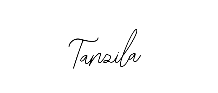 How to make Tanzila name signature. Use Bearetta-2O07w style for creating short signs online. This is the latest handwritten sign. Tanzila signature style 12 images and pictures png