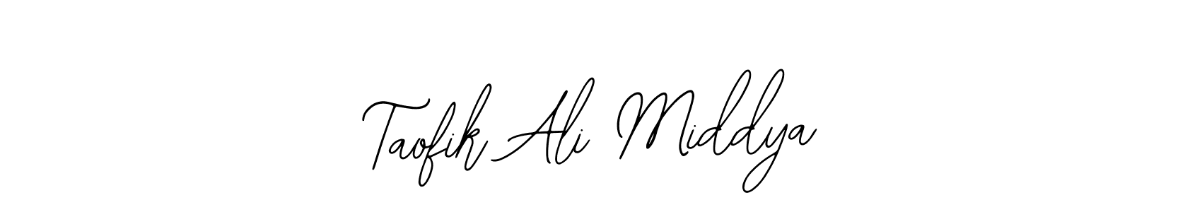 Also we have Taofik Ali Middya name is the best signature style. Create professional handwritten signature collection using Bearetta-2O07w autograph style. Taofik Ali Middya signature style 12 images and pictures png