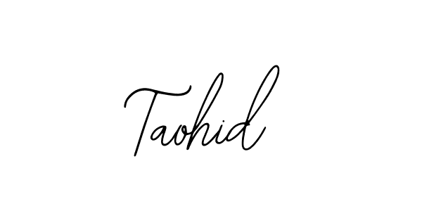 Also You can easily find your signature by using the search form. We will create Taohid name handwritten signature images for you free of cost using Bearetta-2O07w sign style. Taohid signature style 12 images and pictures png