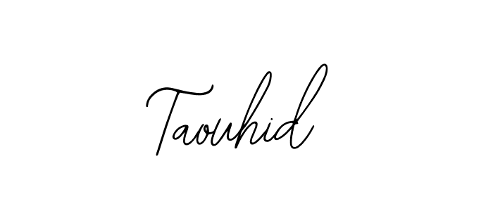 if you are searching for the best signature style for your name Taouhid. so please give up your signature search. here we have designed multiple signature styles  using Bearetta-2O07w. Taouhid signature style 12 images and pictures png