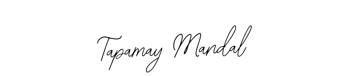 Bearetta-2O07w is a professional signature style that is perfect for those who want to add a touch of class to their signature. It is also a great choice for those who want to make their signature more unique. Get Tapamay Mandal name to fancy signature for free. Tapamay Mandal signature style 12 images and pictures png