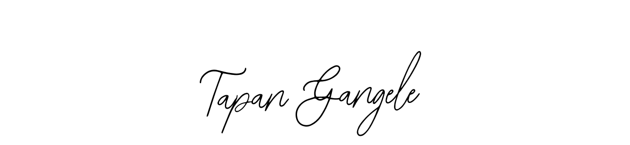 Make a beautiful signature design for name Tapan Gangele. Use this online signature maker to create a handwritten signature for free. Tapan Gangele signature style 12 images and pictures png