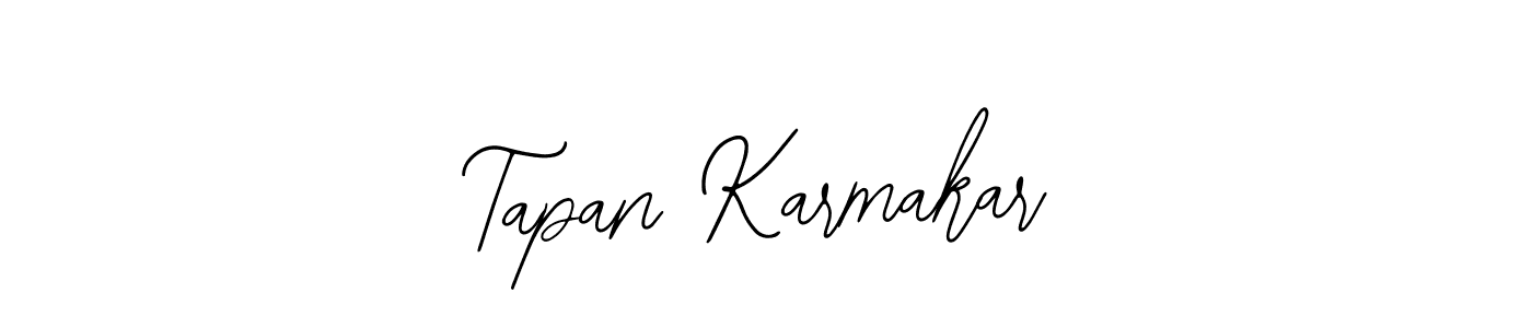 Bearetta-2O07w is a professional signature style that is perfect for those who want to add a touch of class to their signature. It is also a great choice for those who want to make their signature more unique. Get Tapan Karmakar name to fancy signature for free. Tapan Karmakar signature style 12 images and pictures png