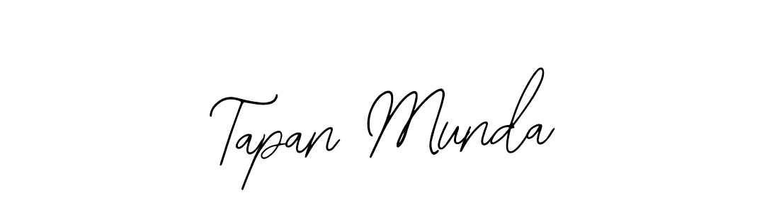 Use a signature maker to create a handwritten signature online. With this signature software, you can design (Bearetta-2O07w) your own signature for name Tapan Munda. Tapan Munda signature style 12 images and pictures png