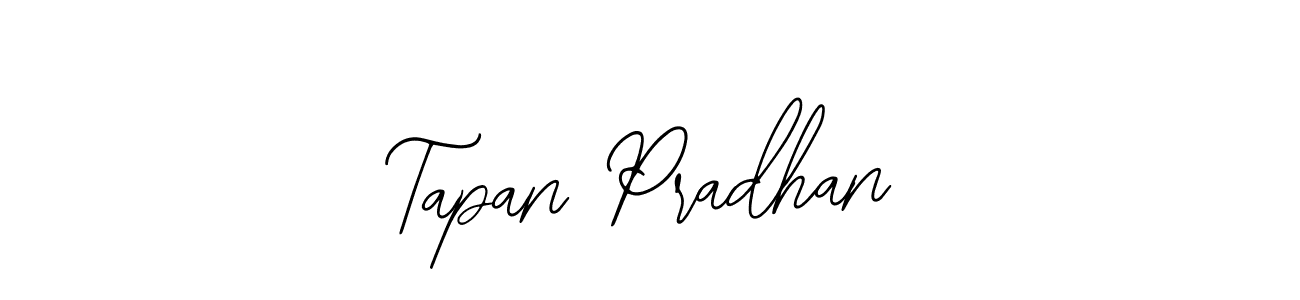 The best way (Bearetta-2O07w) to make a short signature is to pick only two or three words in your name. The name Tapan Pradhan include a total of six letters. For converting this name. Tapan Pradhan signature style 12 images and pictures png