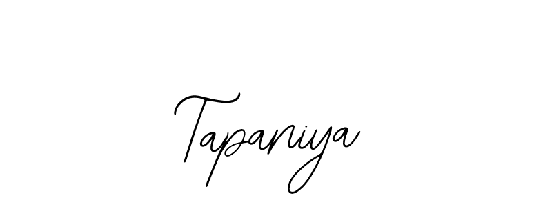 if you are searching for the best signature style for your name Tapaniya. so please give up your signature search. here we have designed multiple signature styles  using Bearetta-2O07w. Tapaniya signature style 12 images and pictures png