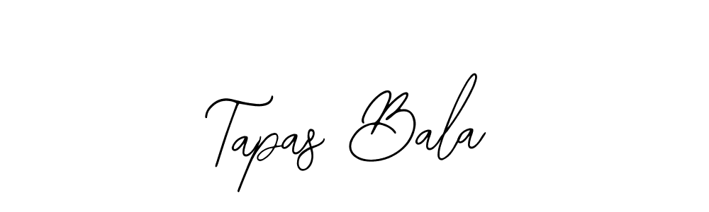 Design your own signature with our free online signature maker. With this signature software, you can create a handwritten (Bearetta-2O07w) signature for name Tapas Bala. Tapas Bala signature style 12 images and pictures png