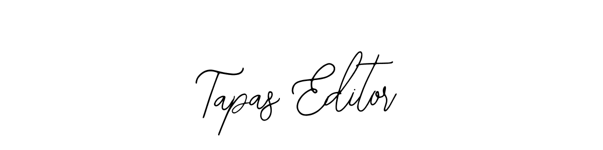 Bearetta-2O07w is a professional signature style that is perfect for those who want to add a touch of class to their signature. It is also a great choice for those who want to make their signature more unique. Get Tapas Editor name to fancy signature for free. Tapas Editor signature style 12 images and pictures png