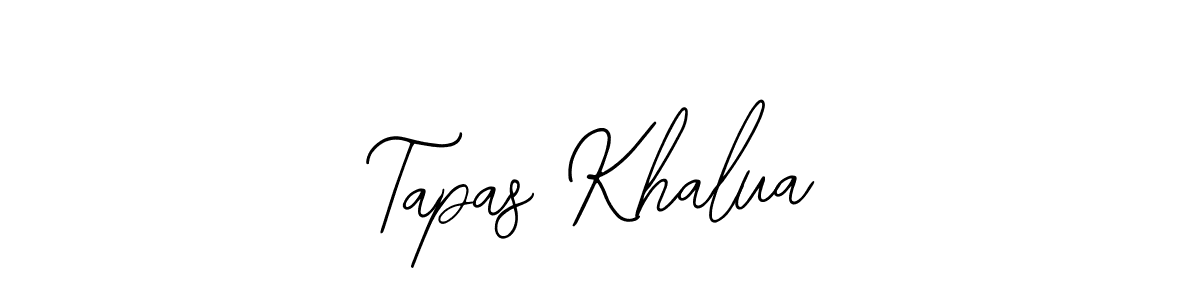 Create a beautiful signature design for name Tapas Khalua. With this signature (Bearetta-2O07w) fonts, you can make a handwritten signature for free. Tapas Khalua signature style 12 images and pictures png