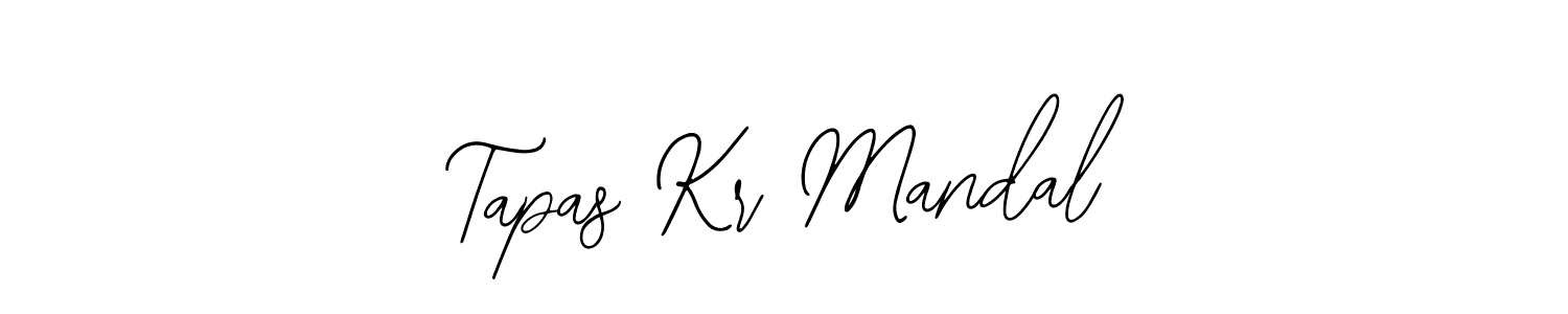 The best way (Bearetta-2O07w) to make a short signature is to pick only two or three words in your name. The name Tapas Kr Mandal include a total of six letters. For converting this name. Tapas Kr Mandal signature style 12 images and pictures png