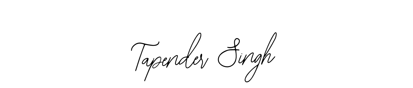 Tapender Singh stylish signature style. Best Handwritten Sign (Bearetta-2O07w) for my name. Handwritten Signature Collection Ideas for my name Tapender Singh. Tapender Singh signature style 12 images and pictures png