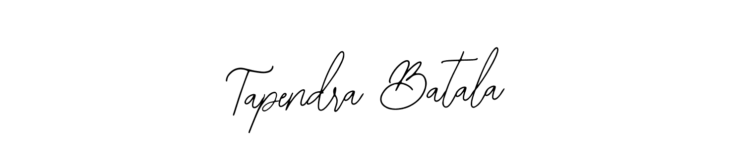 How to make Tapendra Batala signature? Bearetta-2O07w is a professional autograph style. Create handwritten signature for Tapendra Batala name. Tapendra Batala signature style 12 images and pictures png