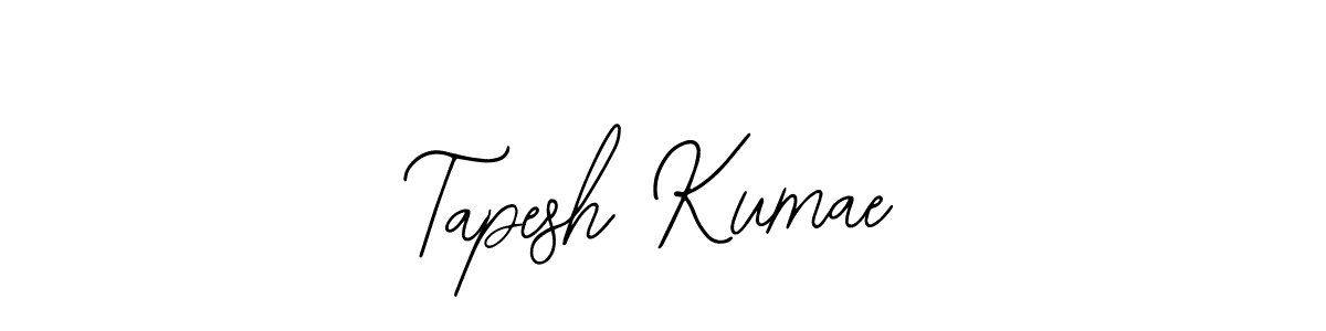 Use a signature maker to create a handwritten signature online. With this signature software, you can design (Bearetta-2O07w) your own signature for name Tapesh Kumae. Tapesh Kumae signature style 12 images and pictures png