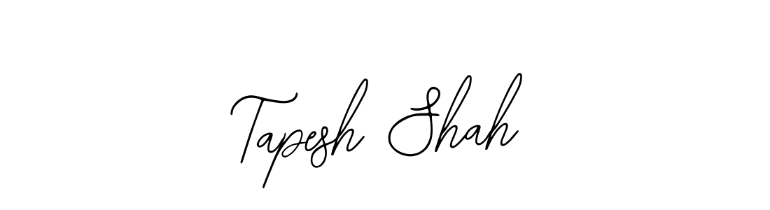 Tapesh Shah stylish signature style. Best Handwritten Sign (Bearetta-2O07w) for my name. Handwritten Signature Collection Ideas for my name Tapesh Shah. Tapesh Shah signature style 12 images and pictures png