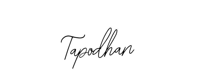 Design your own signature with our free online signature maker. With this signature software, you can create a handwritten (Bearetta-2O07w) signature for name Tapodhan. Tapodhan signature style 12 images and pictures png