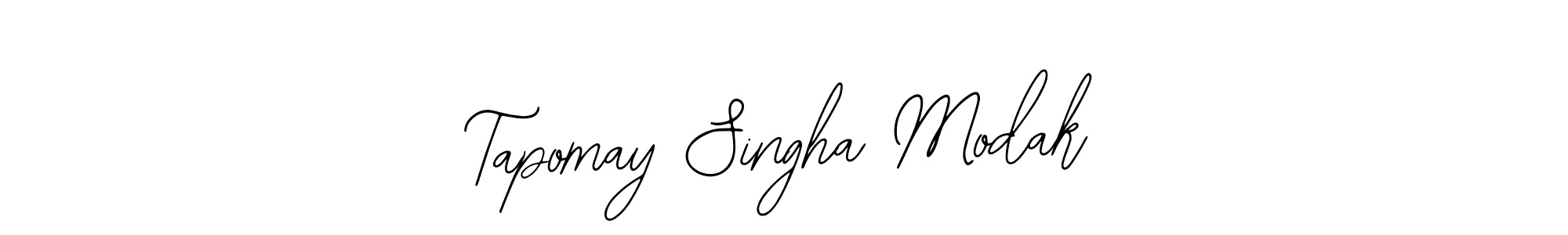 Make a beautiful signature design for name Tapomay Singha Modak. With this signature (Bearetta-2O07w) style, you can create a handwritten signature for free. Tapomay Singha Modak signature style 12 images and pictures png