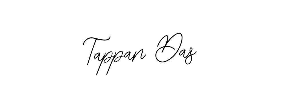 You should practise on your own different ways (Bearetta-2O07w) to write your name (Tappan Das) in signature. don't let someone else do it for you. Tappan Das signature style 12 images and pictures png