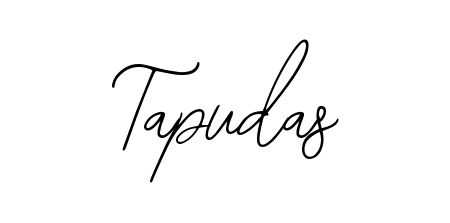 You should practise on your own different ways (Bearetta-2O07w) to write your name (Tapudas) in signature. Don't let someone else do it for you. Tapudas signature style 12 images and pictures png