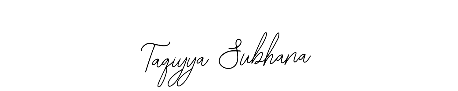 You can use this online signature creator to create a handwritten signature for the name Taqiyya Subhana. This is the best online autograph maker. Taqiyya Subhana signature style 12 images and pictures png