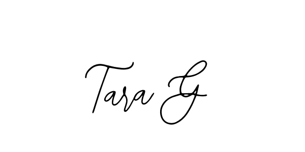 Use a signature maker to create a handwritten signature online. With this signature software, you can design (Bearetta-2O07w) your own signature for name Tara G. Tara G signature style 12 images and pictures png