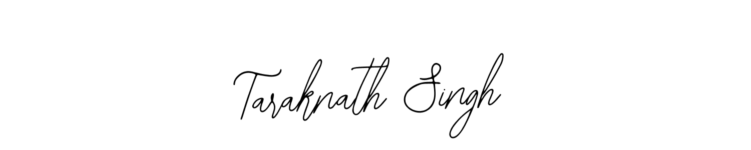 Design your own signature with our free online signature maker. With this signature software, you can create a handwritten (Bearetta-2O07w) signature for name Taraknath Singh. Taraknath Singh signature style 12 images and pictures png