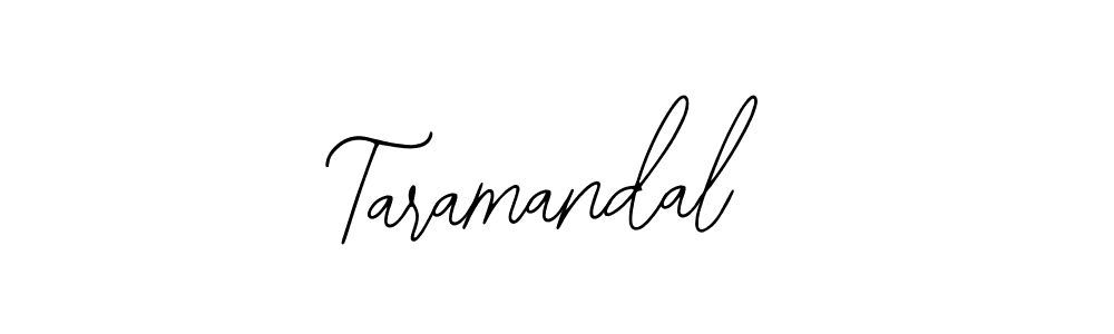 Use a signature maker to create a handwritten signature online. With this signature software, you can design (Bearetta-2O07w) your own signature for name Taramandal. Taramandal signature style 12 images and pictures png