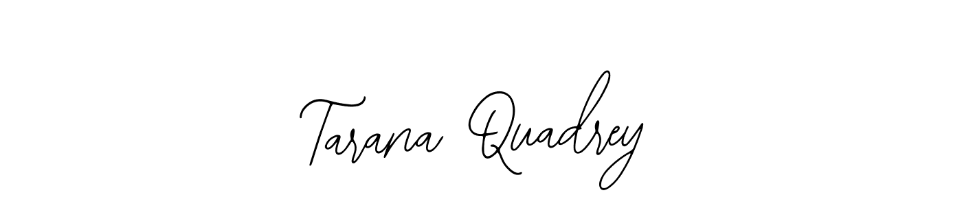 Similarly Bearetta-2O07w is the best handwritten signature design. Signature creator online .You can use it as an online autograph creator for name Tarana Quadrey. Tarana Quadrey signature style 12 images and pictures png