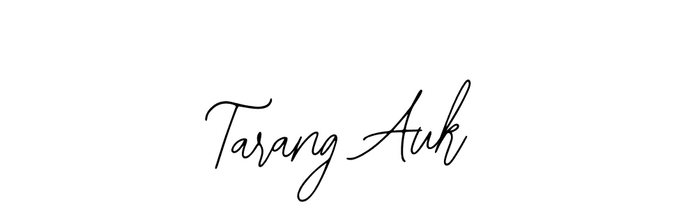 This is the best signature style for the Tarang Auk name. Also you like these signature font (Bearetta-2O07w). Mix name signature. Tarang Auk signature style 12 images and pictures png