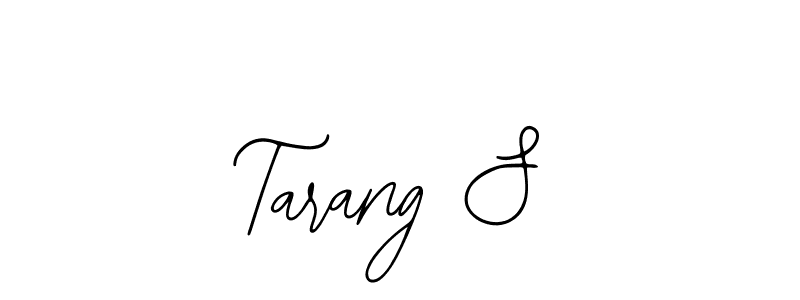 It looks lik you need a new signature style for name Tarang S. Design unique handwritten (Bearetta-2O07w) signature with our free signature maker in just a few clicks. Tarang S signature style 12 images and pictures png