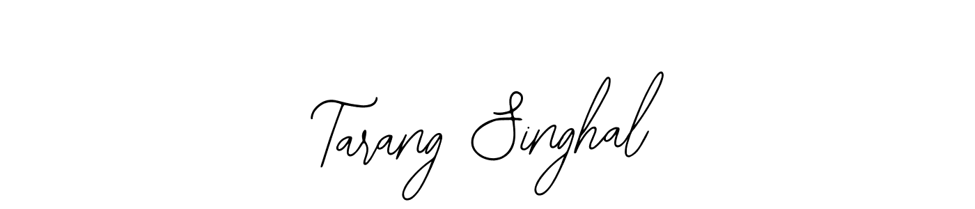 Make a beautiful signature design for name Tarang Singhal. With this signature (Bearetta-2O07w) style, you can create a handwritten signature for free. Tarang Singhal signature style 12 images and pictures png