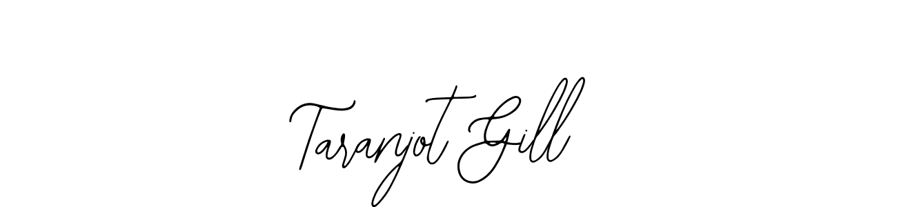 How to make Taranjot Gill name signature. Use Bearetta-2O07w style for creating short signs online. This is the latest handwritten sign. Taranjot Gill signature style 12 images and pictures png