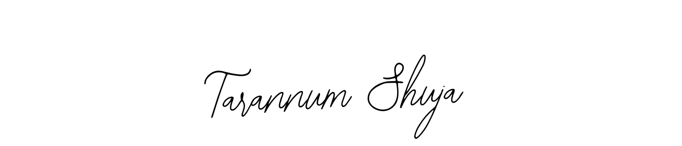 How to make Tarannum Shuja name signature. Use Bearetta-2O07w style for creating short signs online. This is the latest handwritten sign. Tarannum Shuja signature style 12 images and pictures png