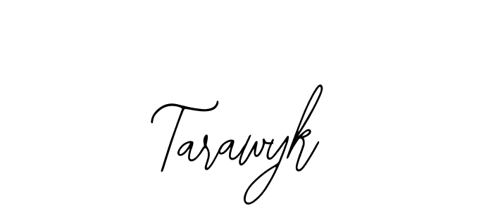 if you are searching for the best signature style for your name Tarawyk. so please give up your signature search. here we have designed multiple signature styles  using Bearetta-2O07w. Tarawyk signature style 12 images and pictures png