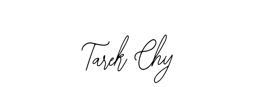 The best way (Bearetta-2O07w) to make a short signature is to pick only two or three words in your name. The name Tarek Chy include a total of six letters. For converting this name. Tarek Chy signature style 12 images and pictures png