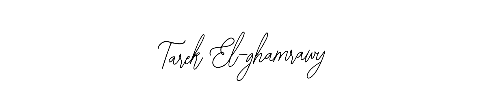 Make a beautiful signature design for name Tarek El-ghamrawy. With this signature (Bearetta-2O07w) style, you can create a handwritten signature for free. Tarek El-ghamrawy signature style 12 images and pictures png